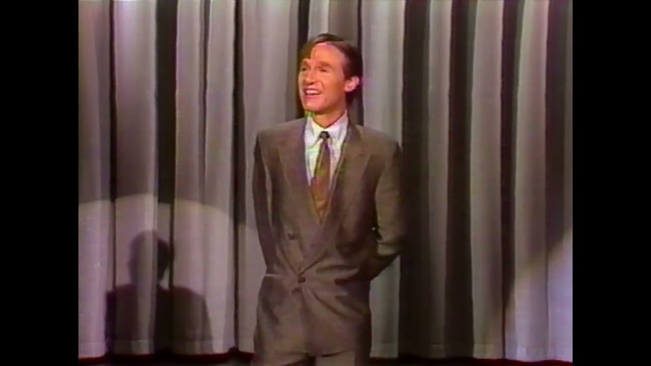 A Whitney Brown on Tonight Show Johnny Carson 1980s KCST San Diego