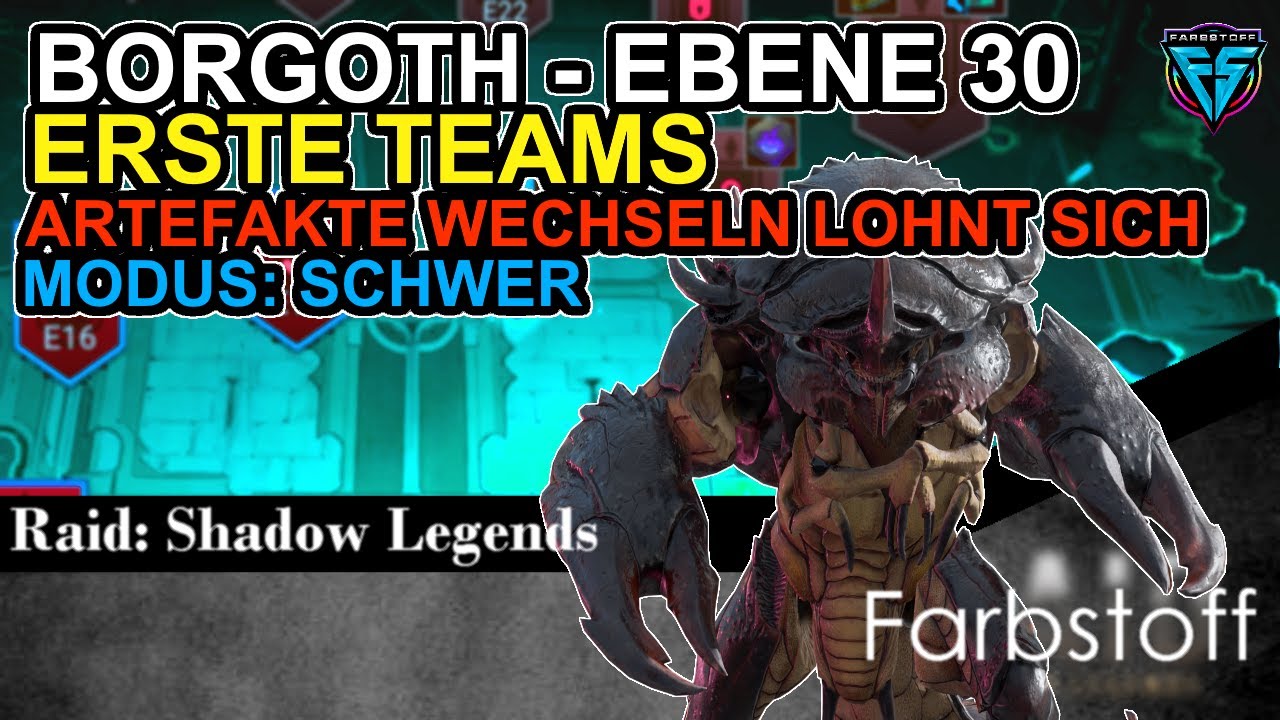 Raid: Shadow Legends - Borgoth - Ebene 30 Schwer - Erste Teams