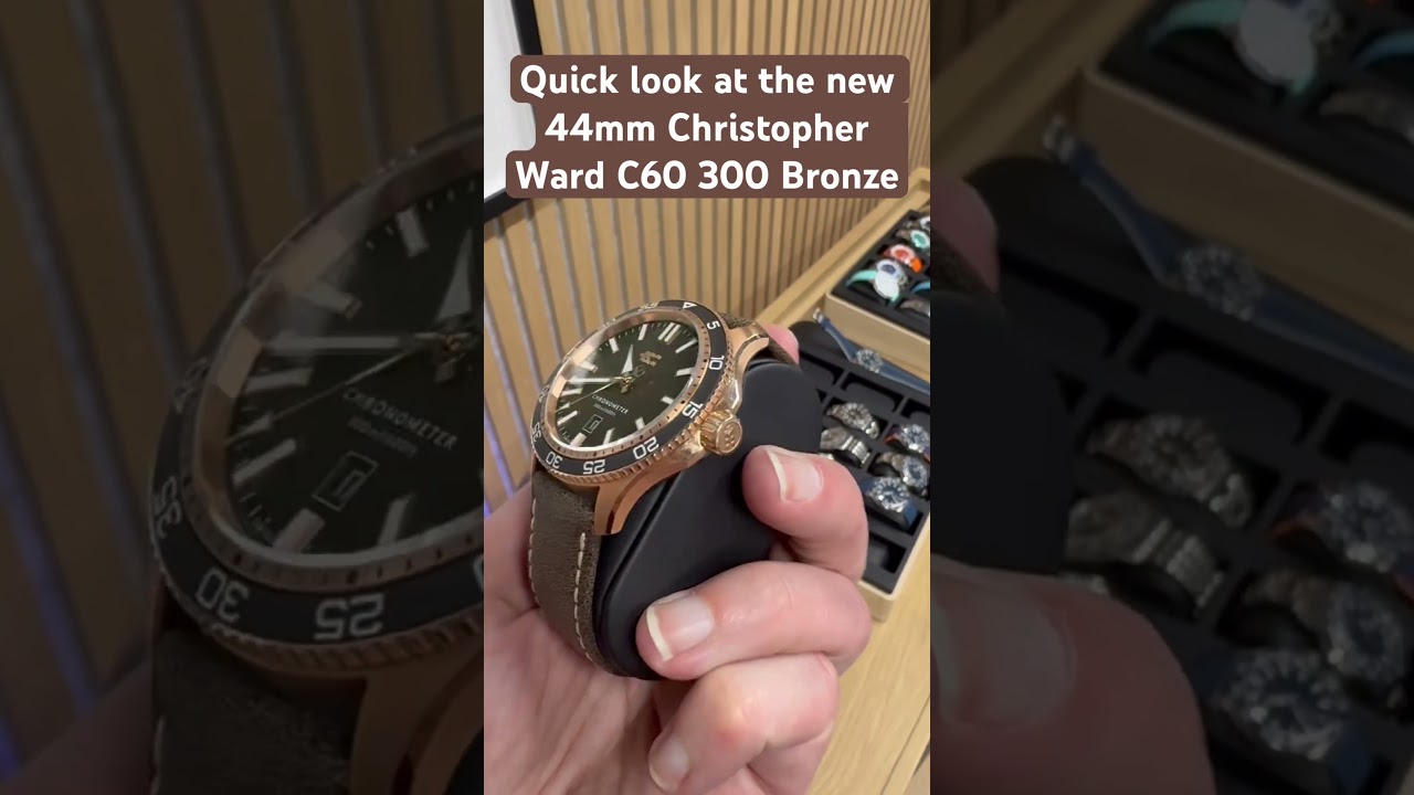 Christopher Ward C60 300 Bronze - now 44mm available too