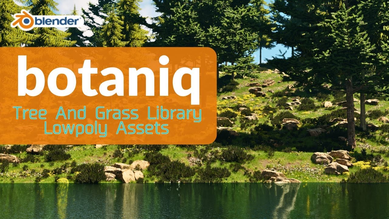 【アドオン】植物の動きも四季も再現！「botaniq」の使い方【Blender】