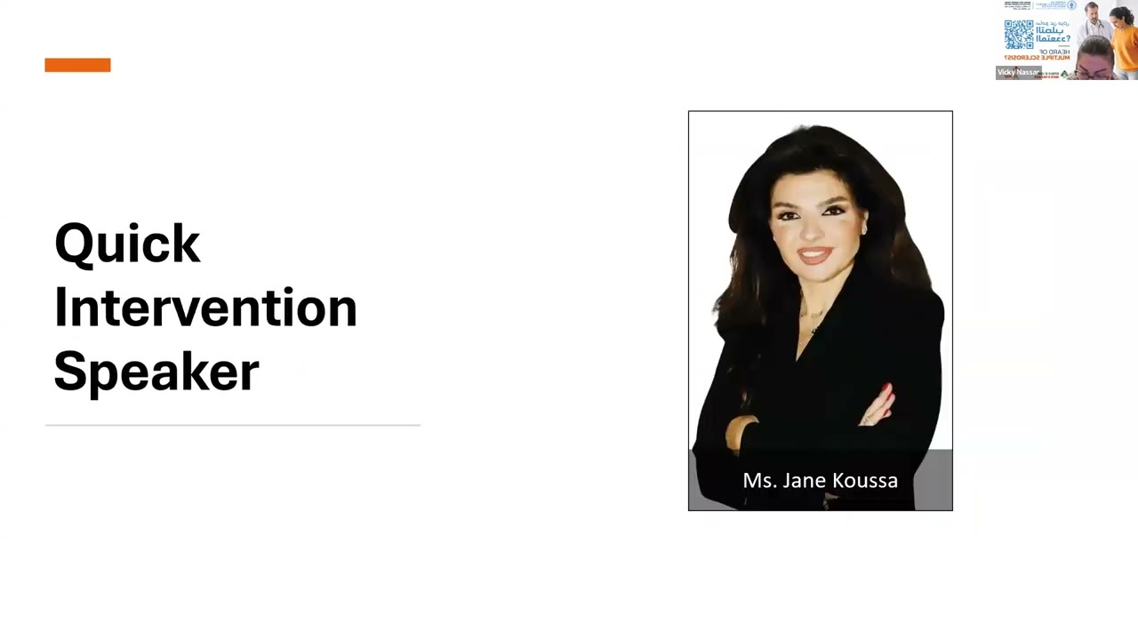 Living with Multiple Sclerosis: Innovations, Challenges, and Regional Perspectives (Webinar 4)