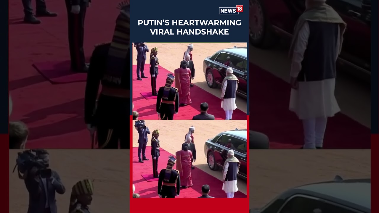 Viral Moment: Putin Stops to Greet Bodyguard | Rare Gesture Wins Hearts During India Visit