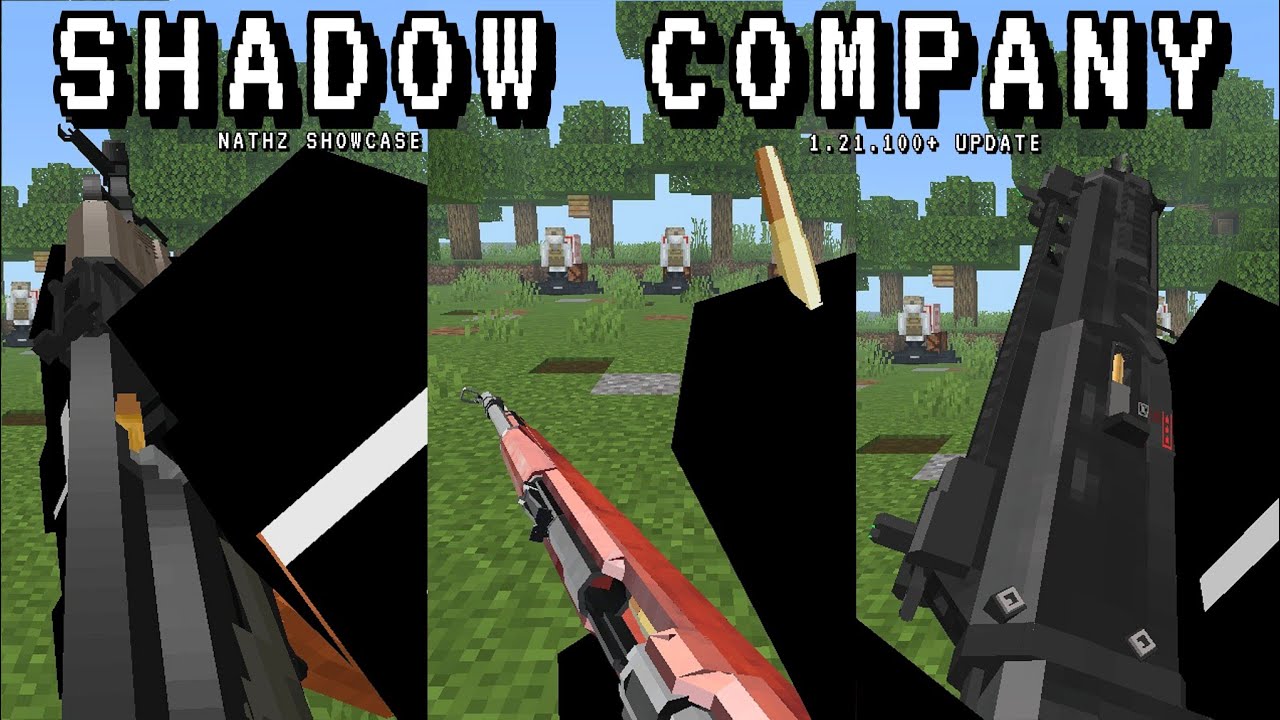 Shadow company New addon update | 1.21.100+ | Bedrock Edition | Nathz showcase 