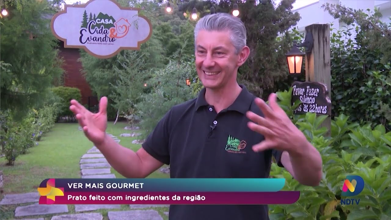 Ver Mais Gourmet: prato feito com ingredientes da região.