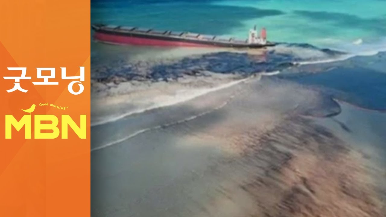 일본 선박 중유 유출&hellip;기름 범벅된 '천상의 섬' [굿모닝MBN]