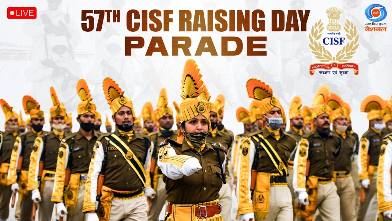 LIVE: 57th CISF Raising Day Parade at CISF Kharavela Regional Training Centre, Mundali, Odisha