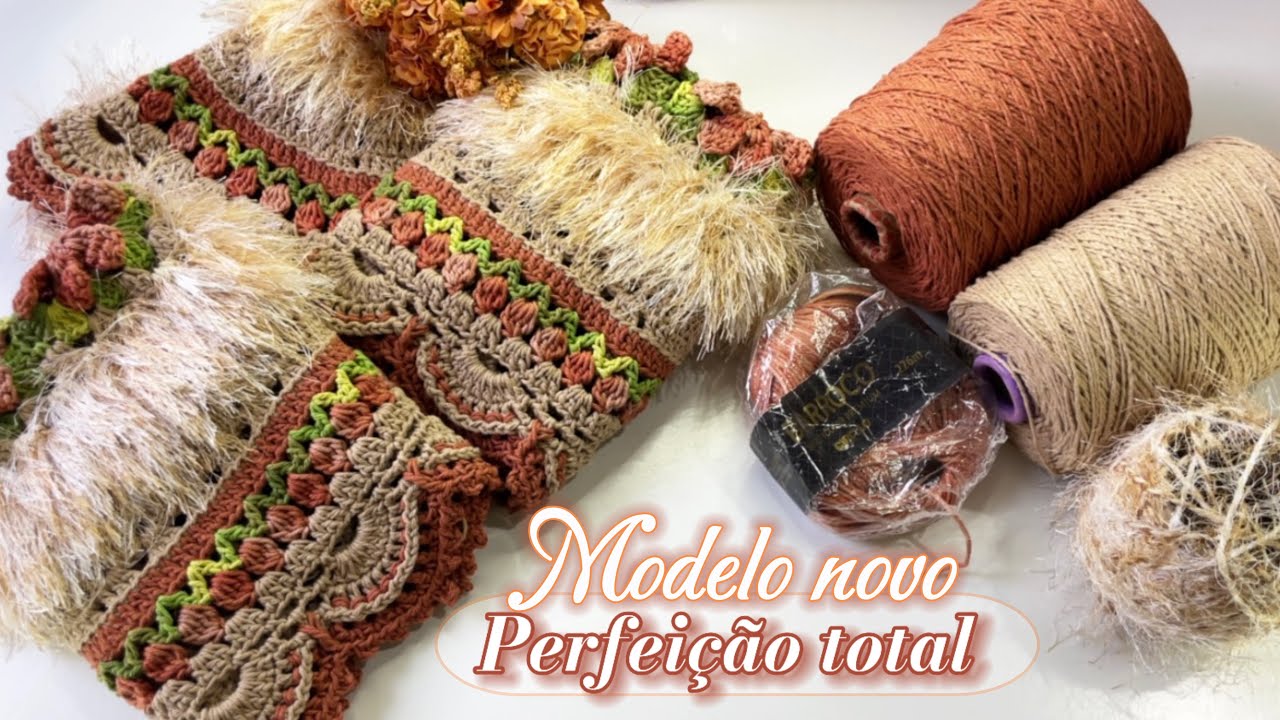 🚨MODELO NOVO🚨FIZ UM LINDO JOGO DE BANHEIRO COM TULIPAS 🌷||ESTOU APAIXONADA! #vlog #croche #crochet
