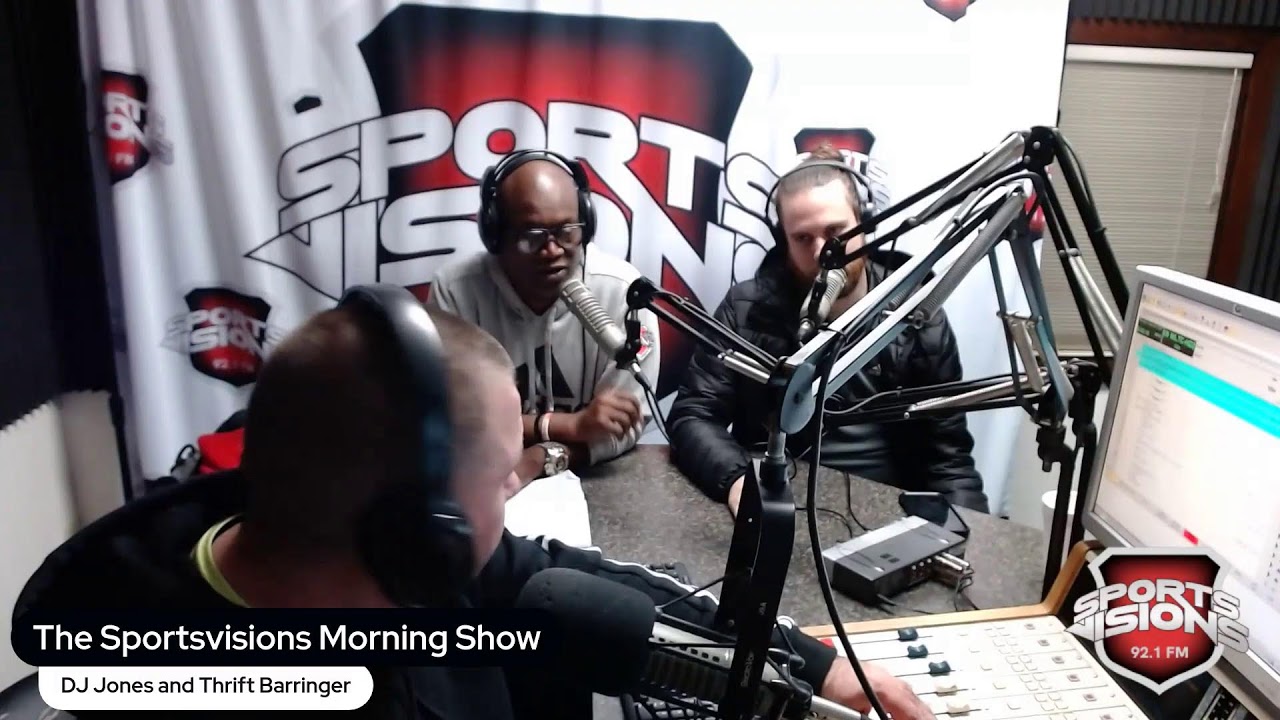 The Sportsvisions Morning Show with DJ Jones and Thrift Barringer