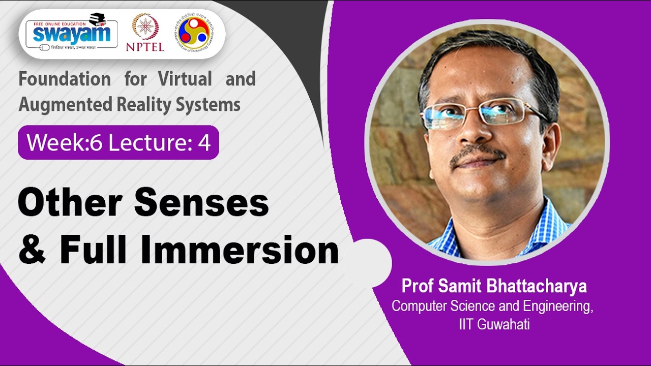 Lec-31: Other Senses & Full Immersion