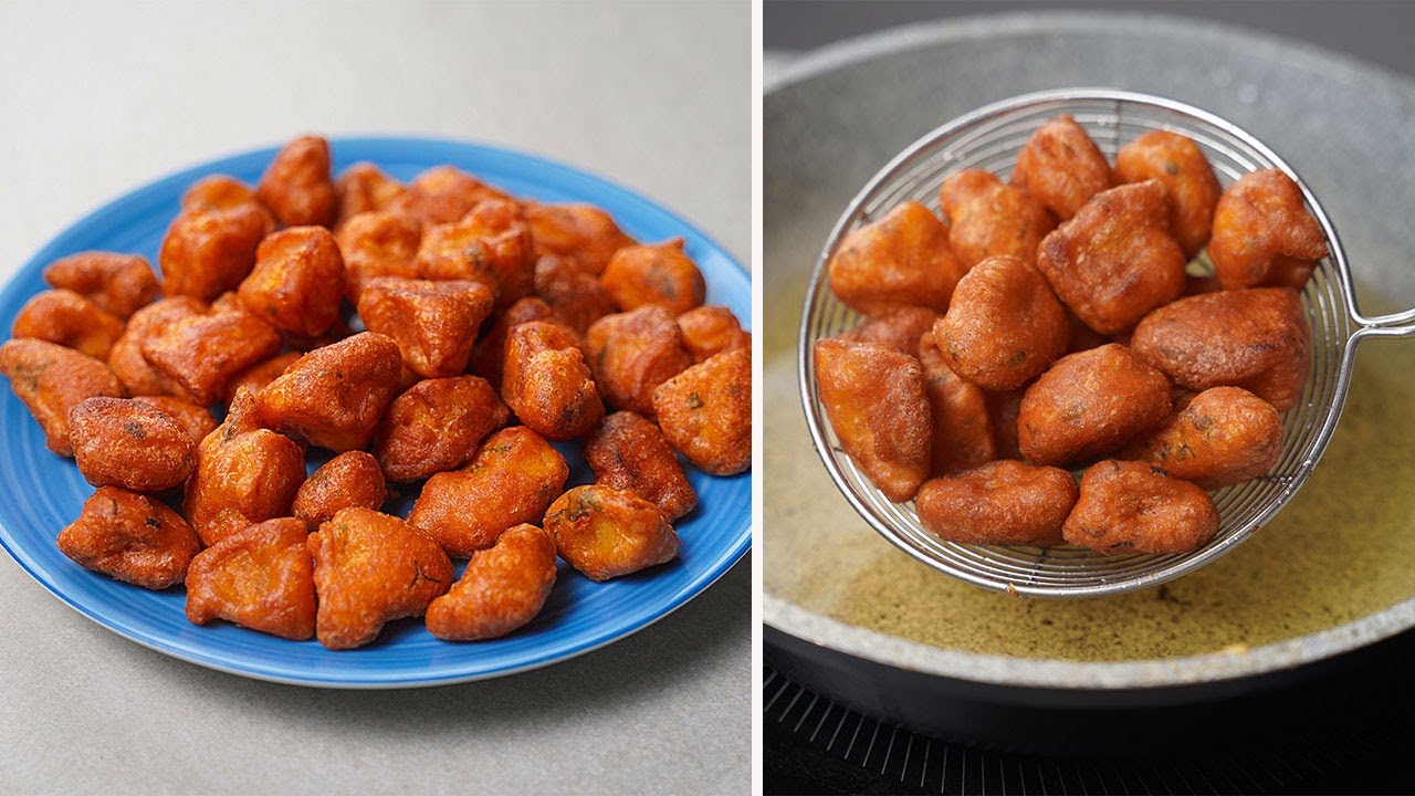 Potato Popcorn Pakora | Crispy Potato Bites | Aloo Pakora Recipe | Yummy