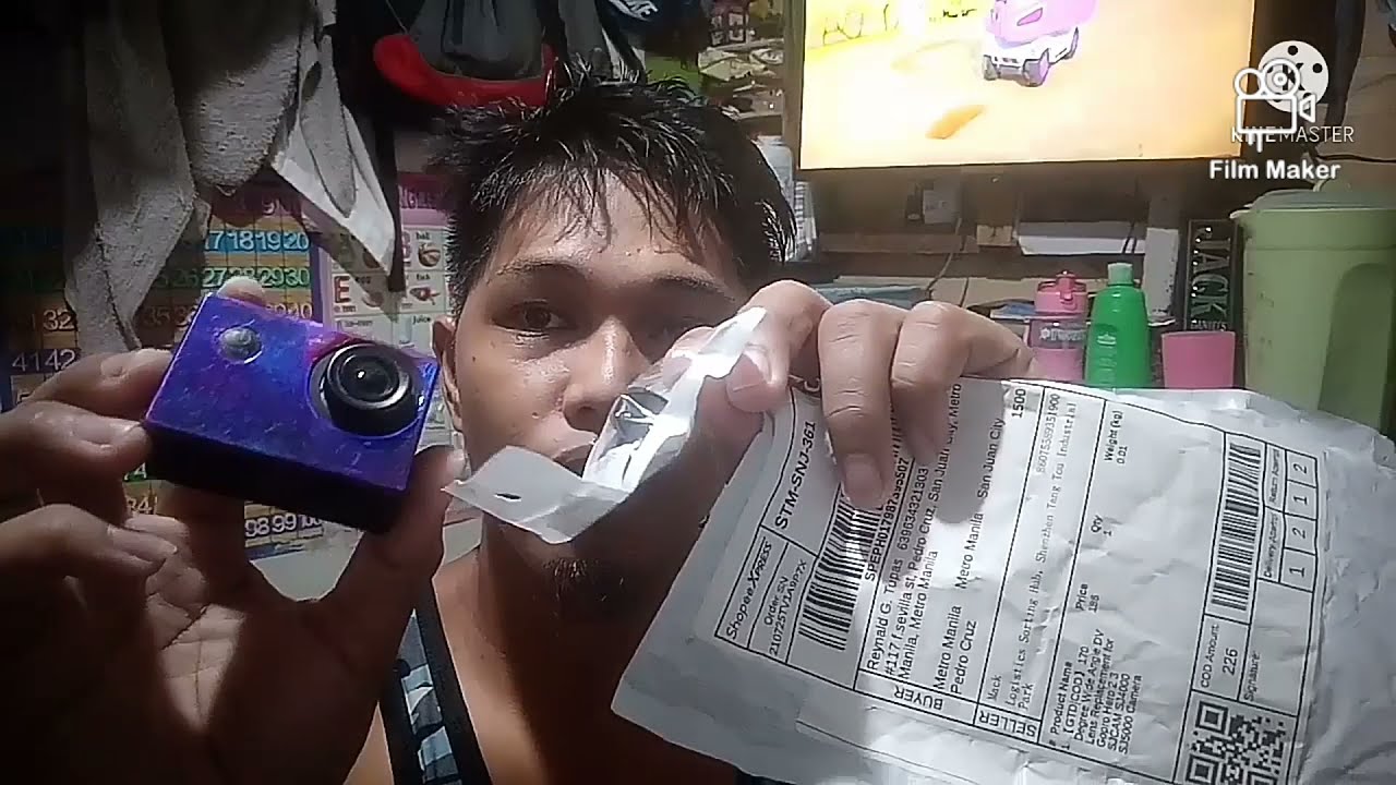 How to replace action camera lens (170° wide angle) shopee / Nald Motovlog / DIY