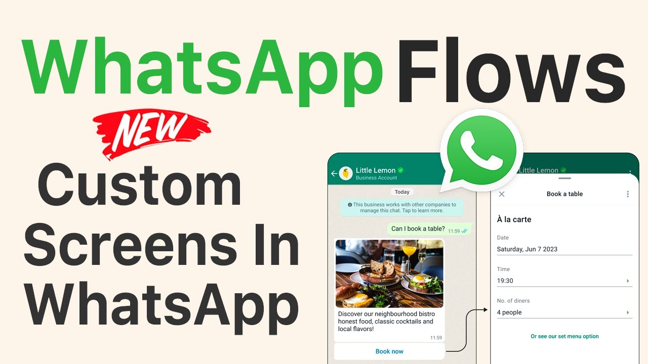 Building Official WhatsApp Flows for Advanced Chatbot - Libromi Connect No-Code Flow Builder