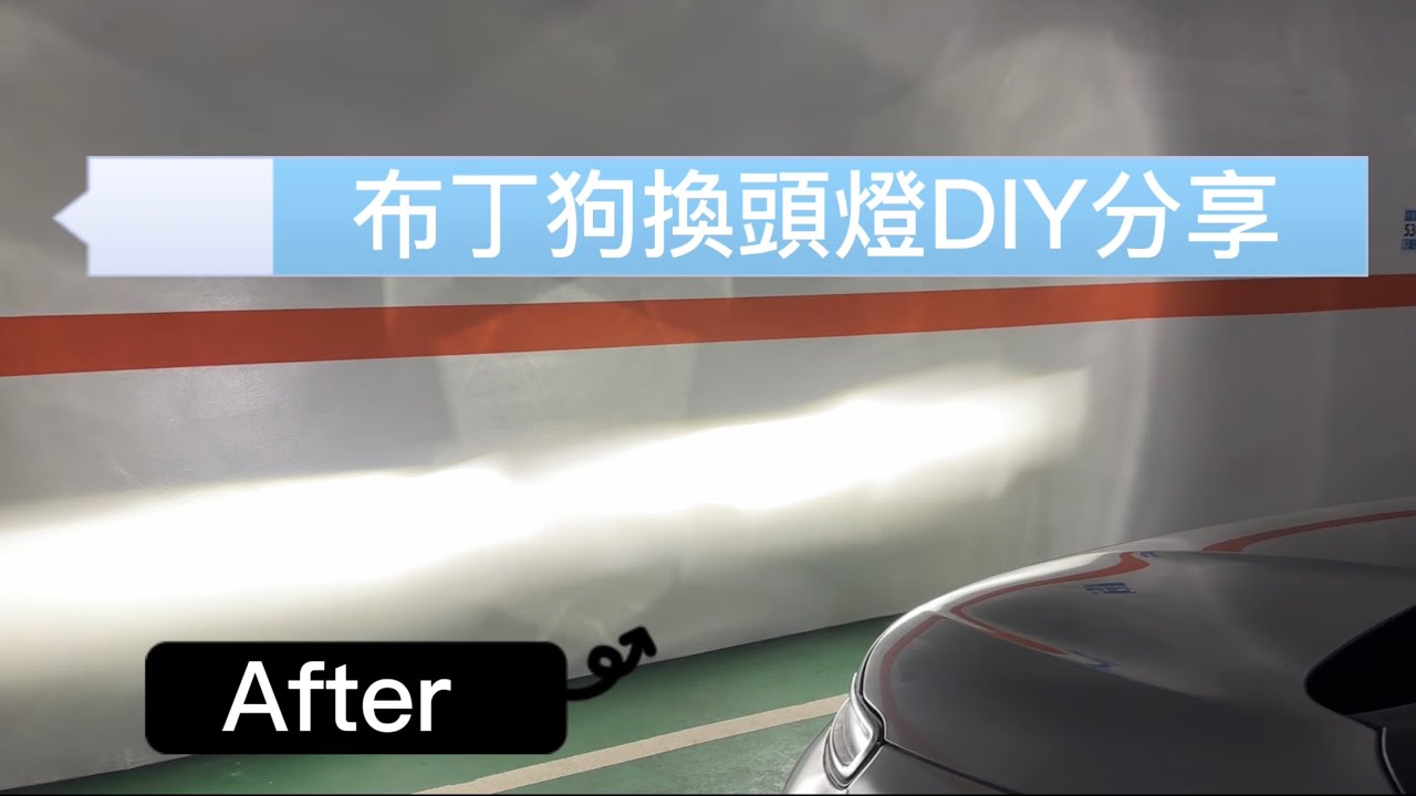 [元味太馡棠]Berlingo布丁狗換頭燈DIY分享