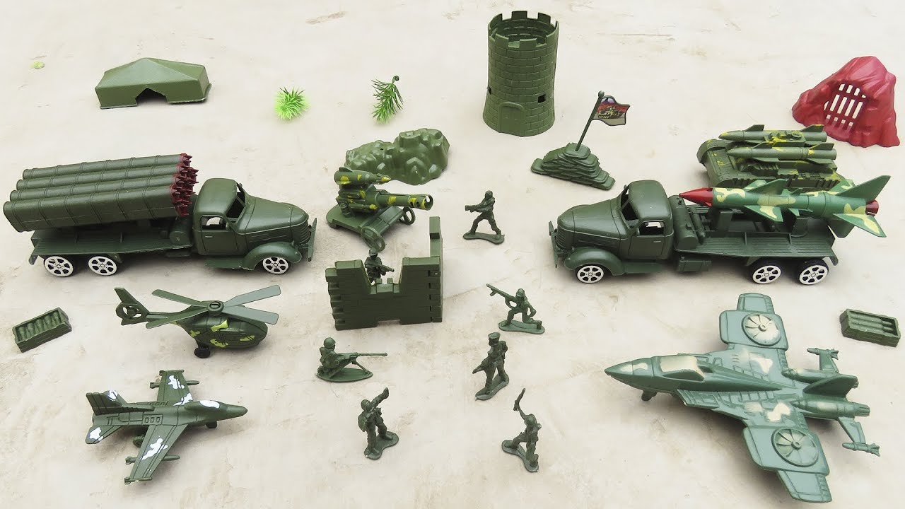 Caja de Soldados y Arsenal Militar de JUGUETE! Toys review☺