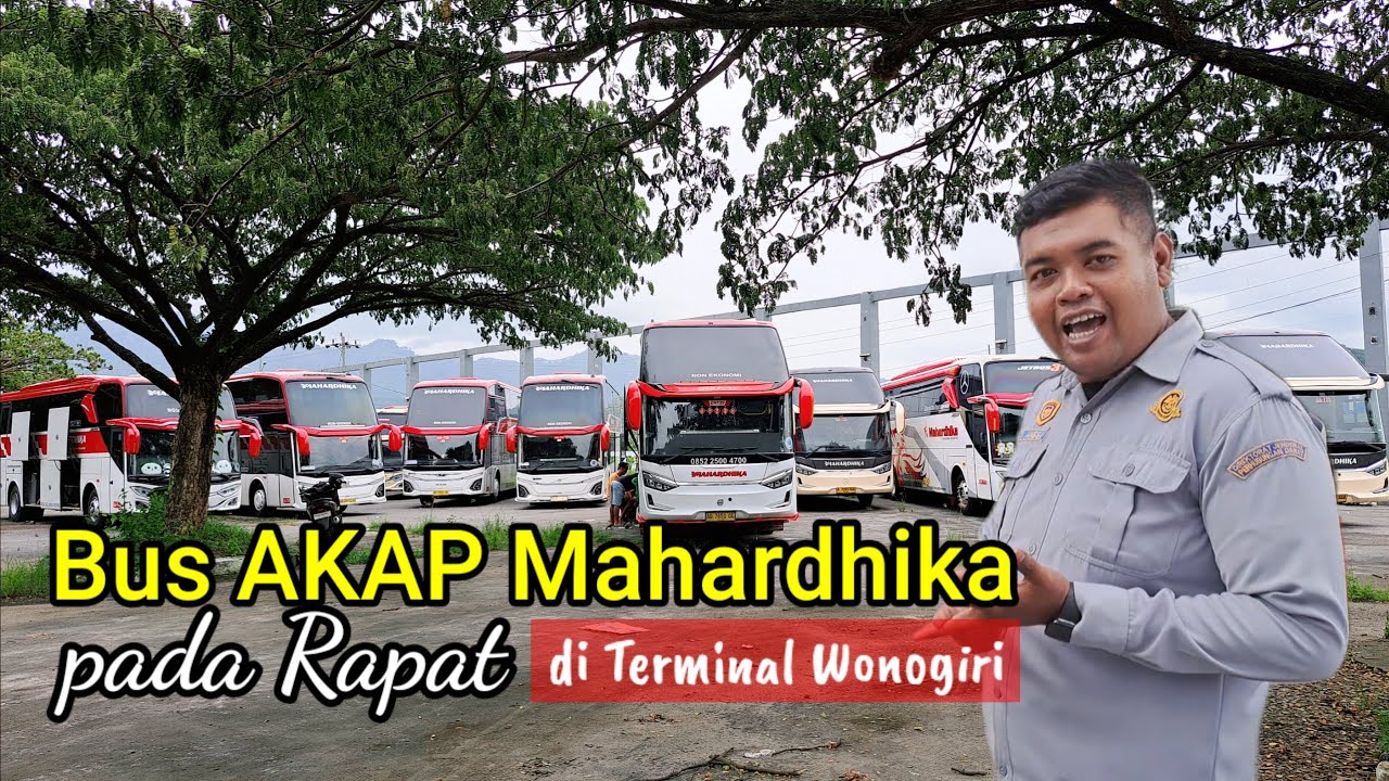 Kompak Banget saat Penumpang  Sepi  PO Mahardhika Kumpul Bareng Kru  Evaluasi  di Terminal Wonogiri