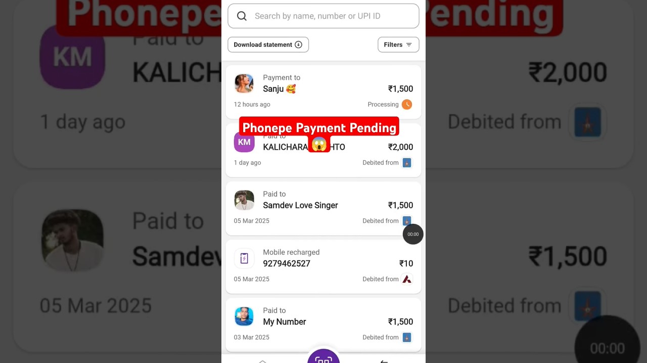 Phonepe Payment Pending Problem | Phonepe Me Paisa Pending Kya Kare #shorts #phonepe #shortsfeed