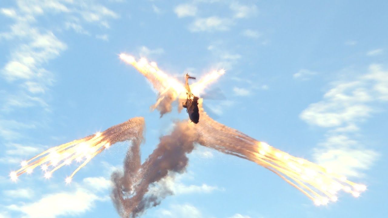 Flares!!! Super Puma Display Team - Antidotum Airshow Leszno  - Leszno (EPLS) - 17-18.06.2022