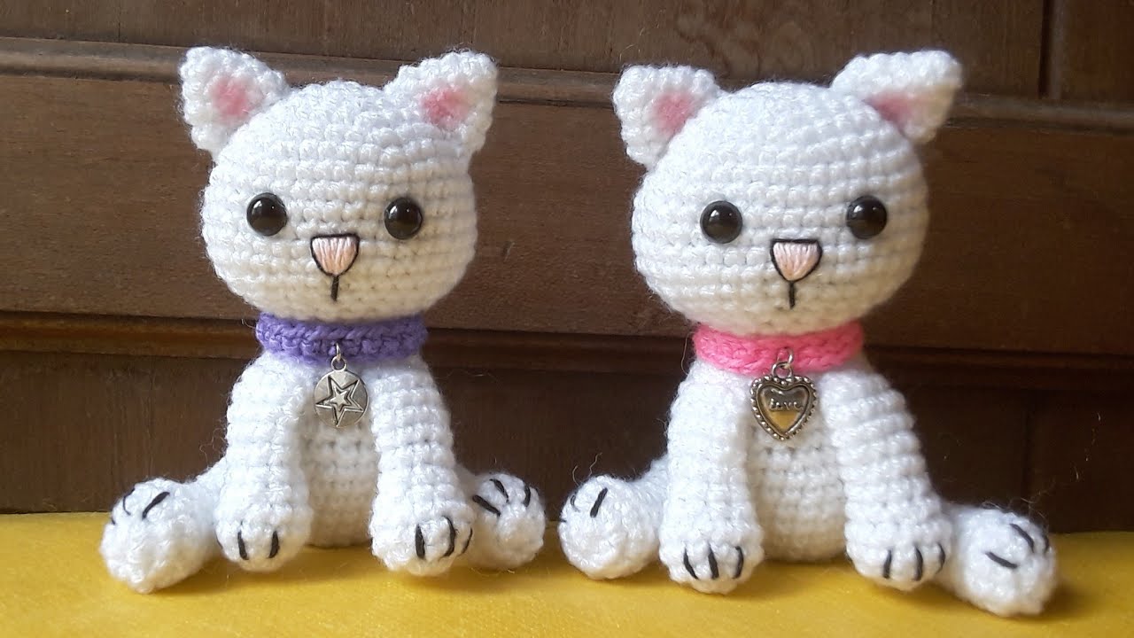 GATITO AMIGURUMI. Parte 2 ♡.Tejido a CROCHET. Tutorial. PASO A PASO.