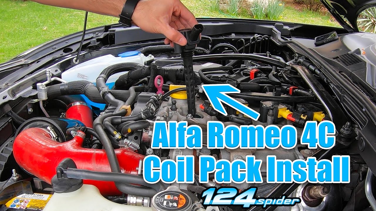 Alfa Romeo 4C Coil Packs On My Fiat 124 Spider Abarth - Install Tutorial