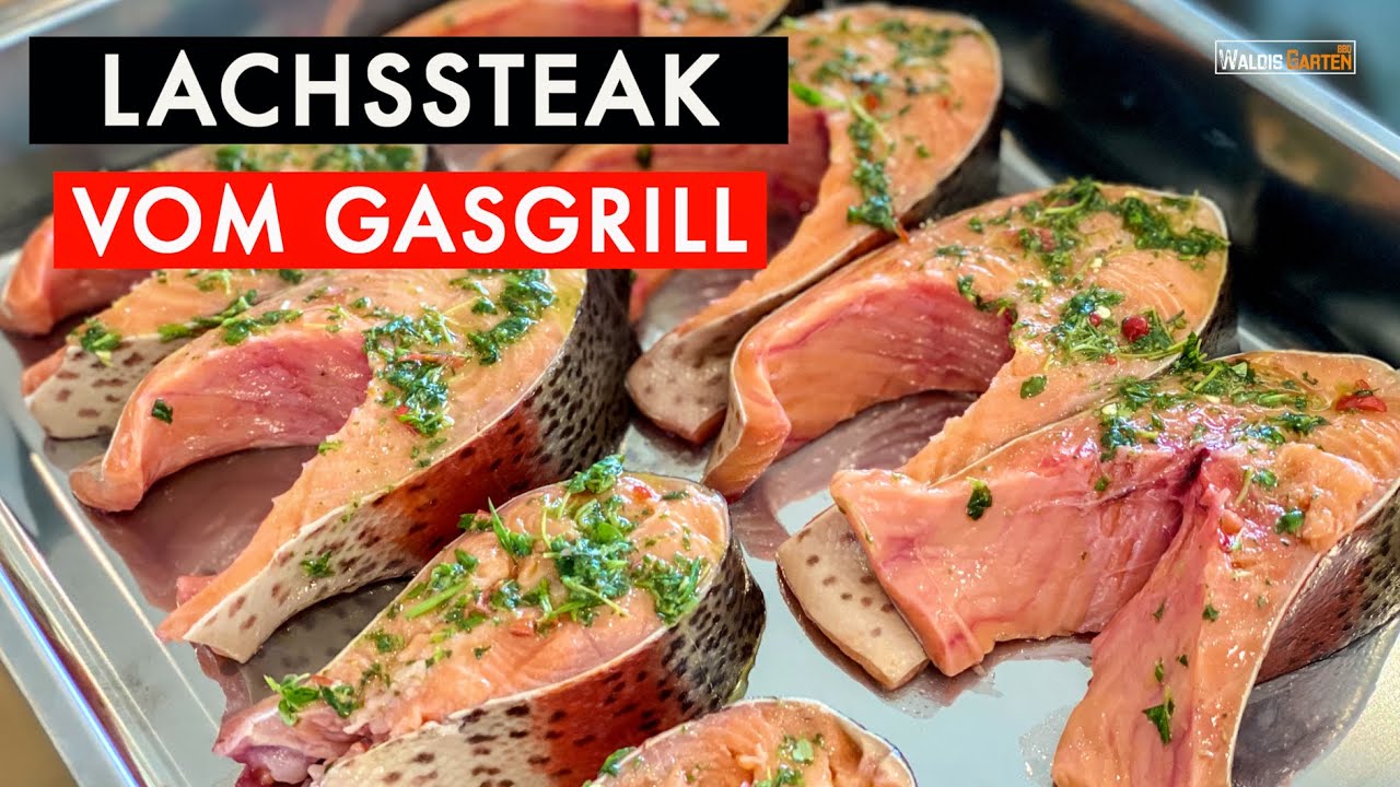 LACHSSTEAK VOM GASGRILL / LACHSFORELLE
