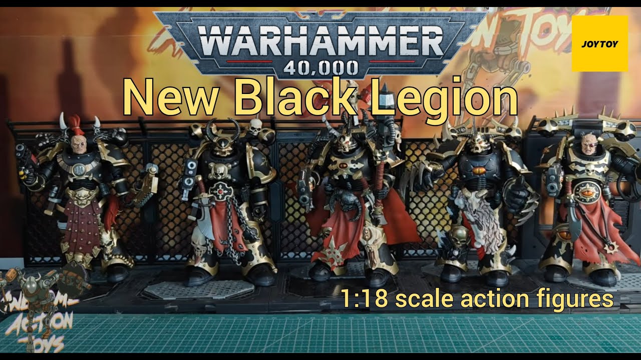 Warhammer 40k Chaos Space Marines Black Legion Chosen 