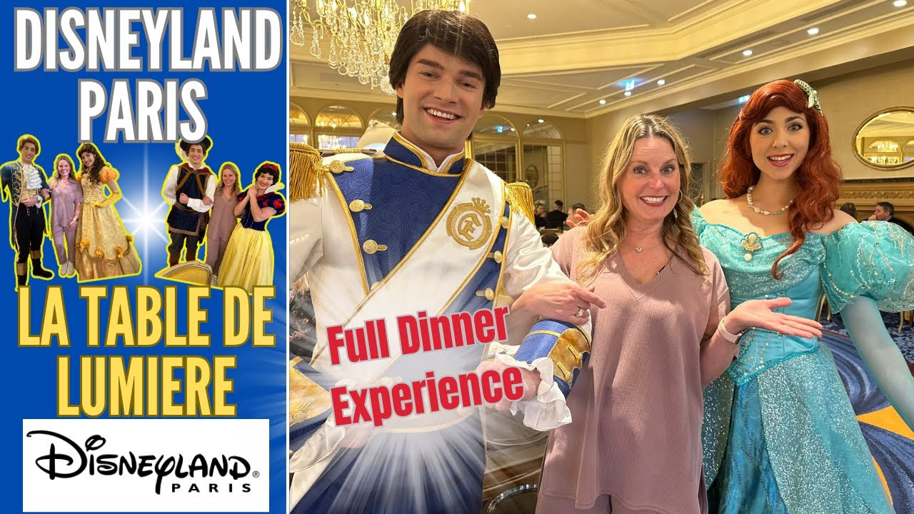 TOP TIPS for a Memorable Meal at TABLE DE LUMIERE Dining Room | Disneyland Paris Hotel - Ariel Belle