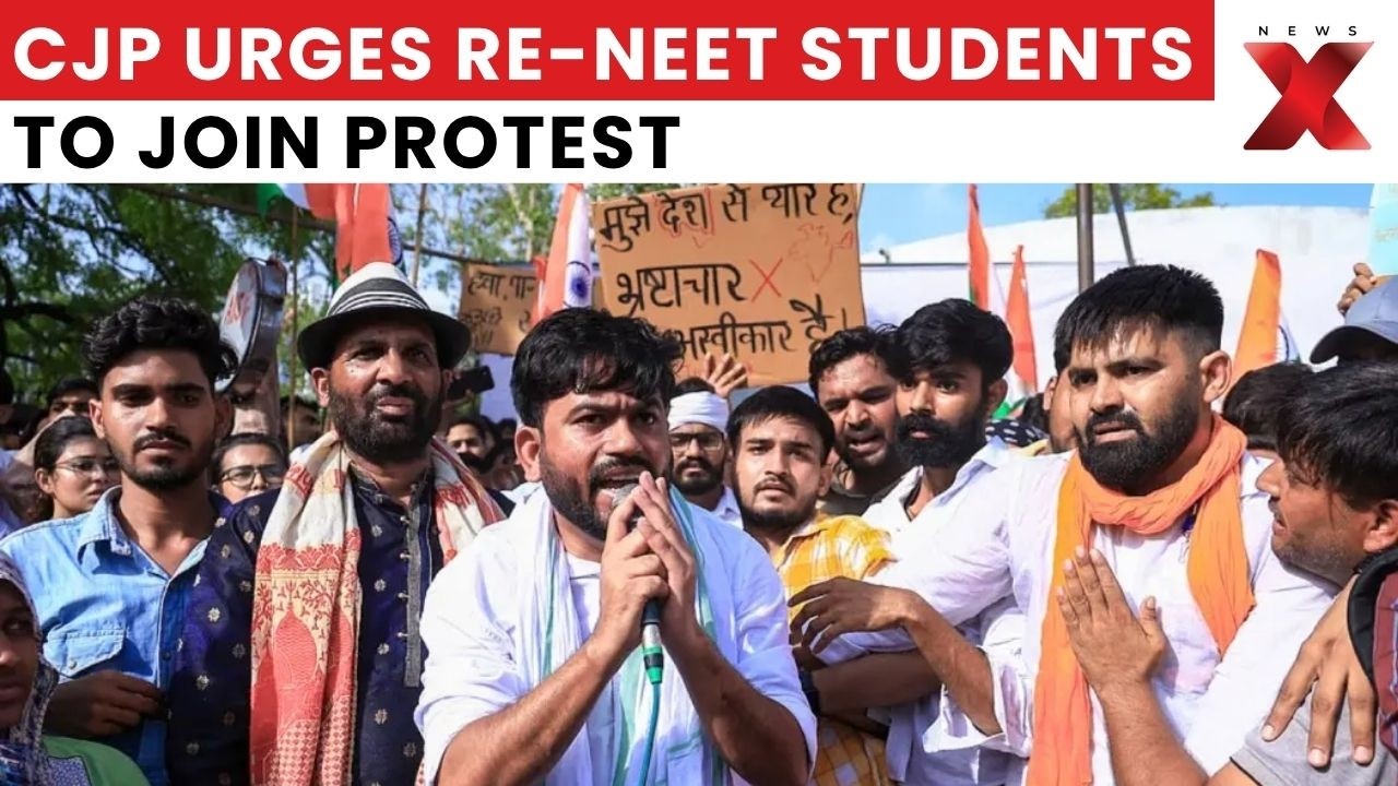 Abhijeet Dipke Urges Re-NEET Candidates To Join CJP Delhi Protest | NewsX