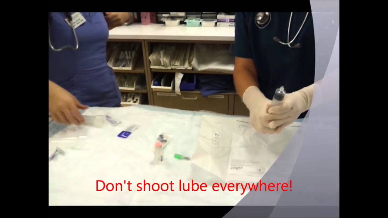 Urinary catheter lube