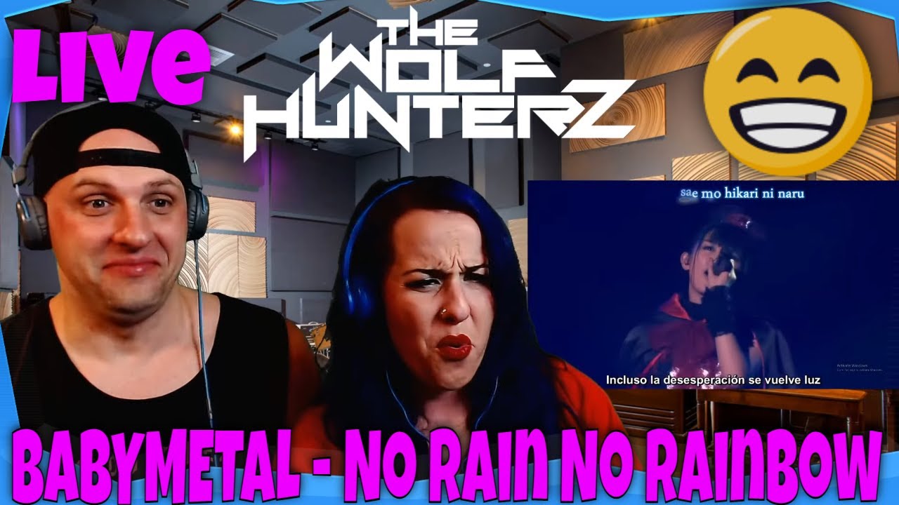 BABYMETAL - No Rain No Rainbow Budokan Black Night [ESP-Romaji-Sub] Реакции THE WOLF HUNTERZ