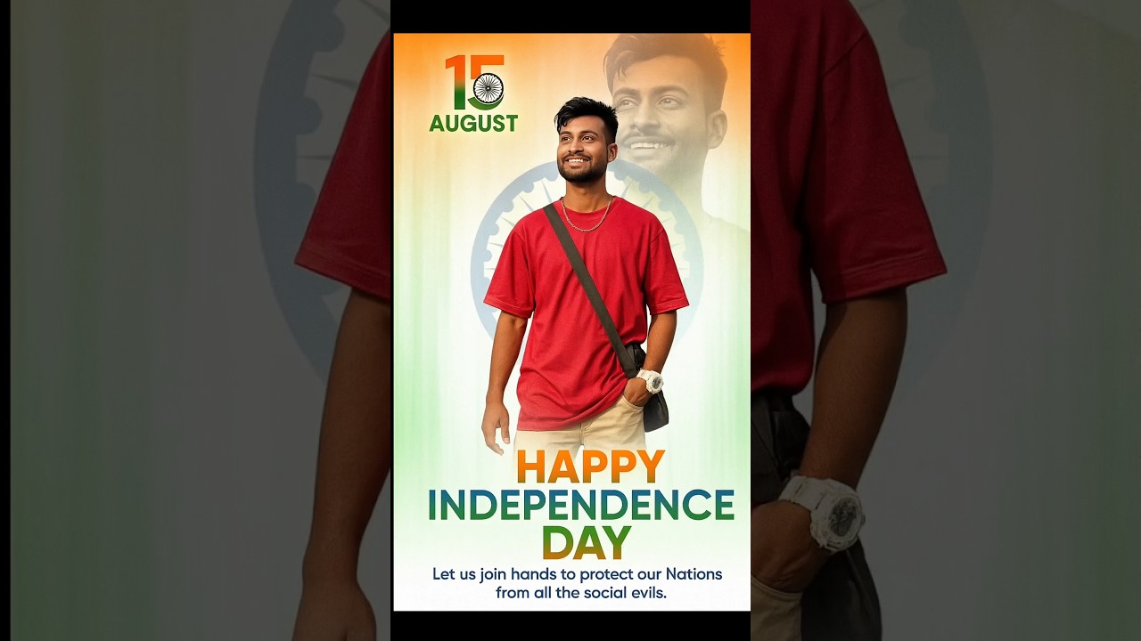 Photo Editing chatgpt Prompt!Independence Day Photo Edit! 15 AugustPhoto Editing Chatgpt#shorts
