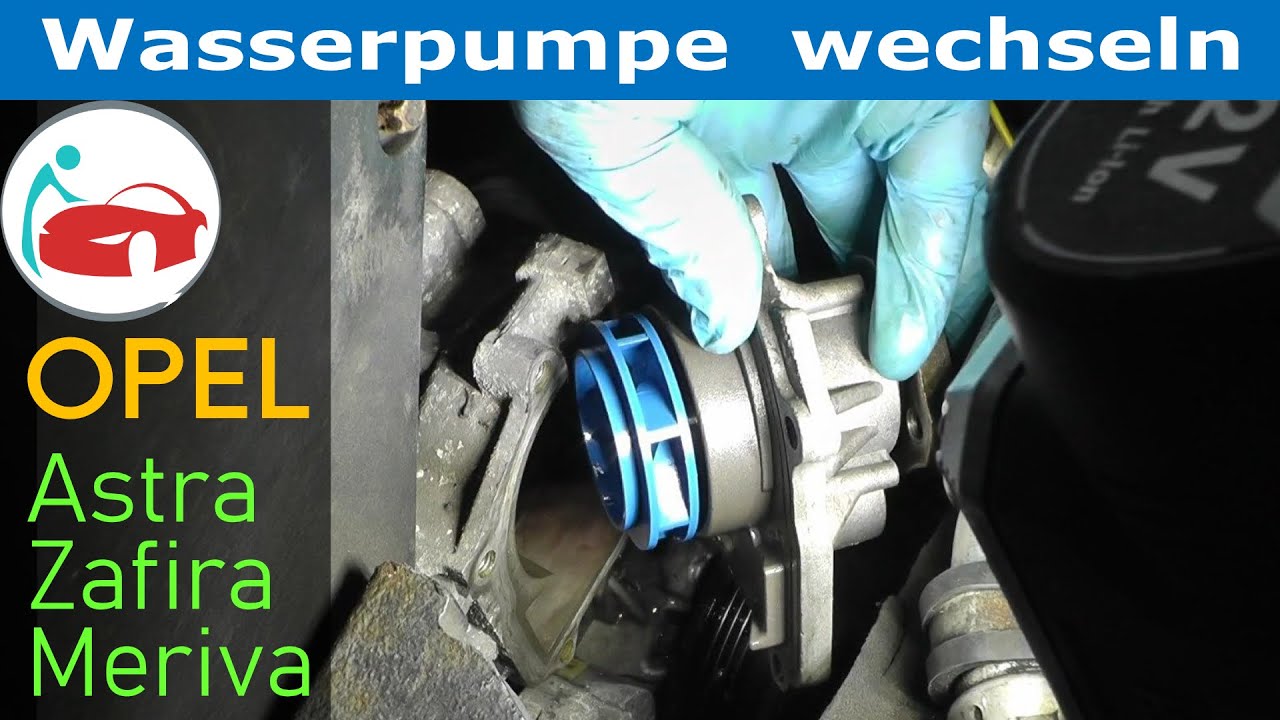Wasserpumpe wechseln beim Opel Astra H mit dem Z16XEP Motor