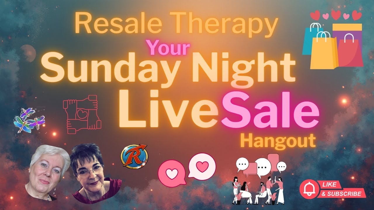 Your Sunday Night Live Sale Hangout: Retail Therapy After Dark #SUNDAYNIGHT #LIVESALE #FUN #LIVE
