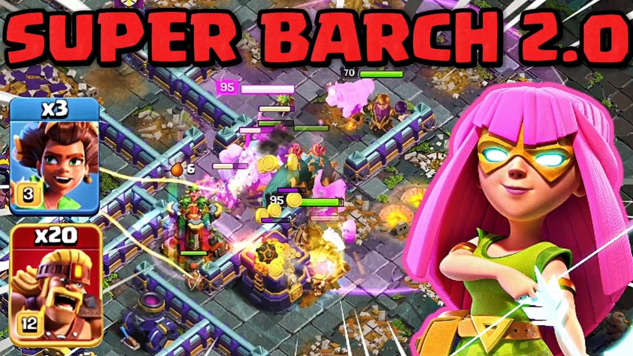 SUPER BARCH is OP with ROOT RIDERS in TH16 | Town Hall 16 Strategies | Clash of Clans