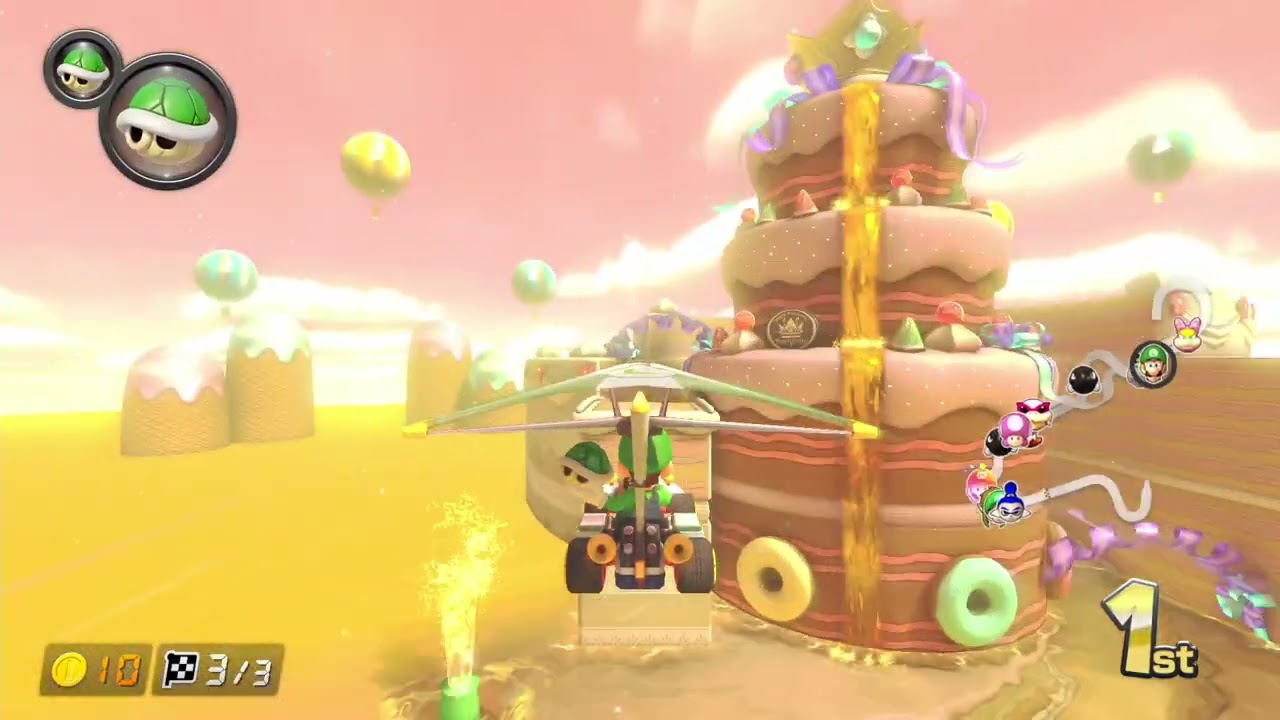 Mario Kart 8 Deluxe: Mushroom Cup Luigi 50cc: No Commentary