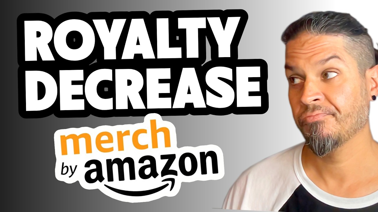 2 Minute Hot Take on Amazon Merch on Demand Royalty Changes Reductions