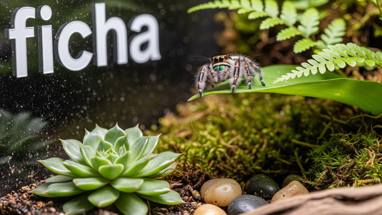 Cuidados de la Araña saltarina (“Phidipus Regius”)