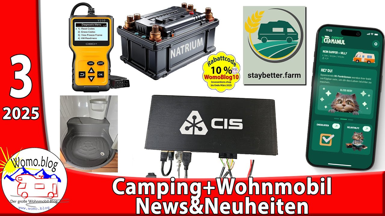 Camping und Wohnmobil News&Neuheiten 03/2025