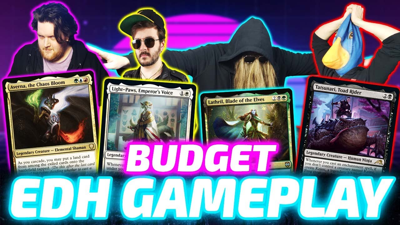 Averna vs Light-Paws vs Lathril vs Tatsunari [Budget EDH/Commander, MTG Gameplay 2022]