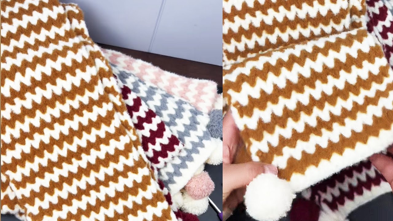 Easy to crochet scarf for beginner.