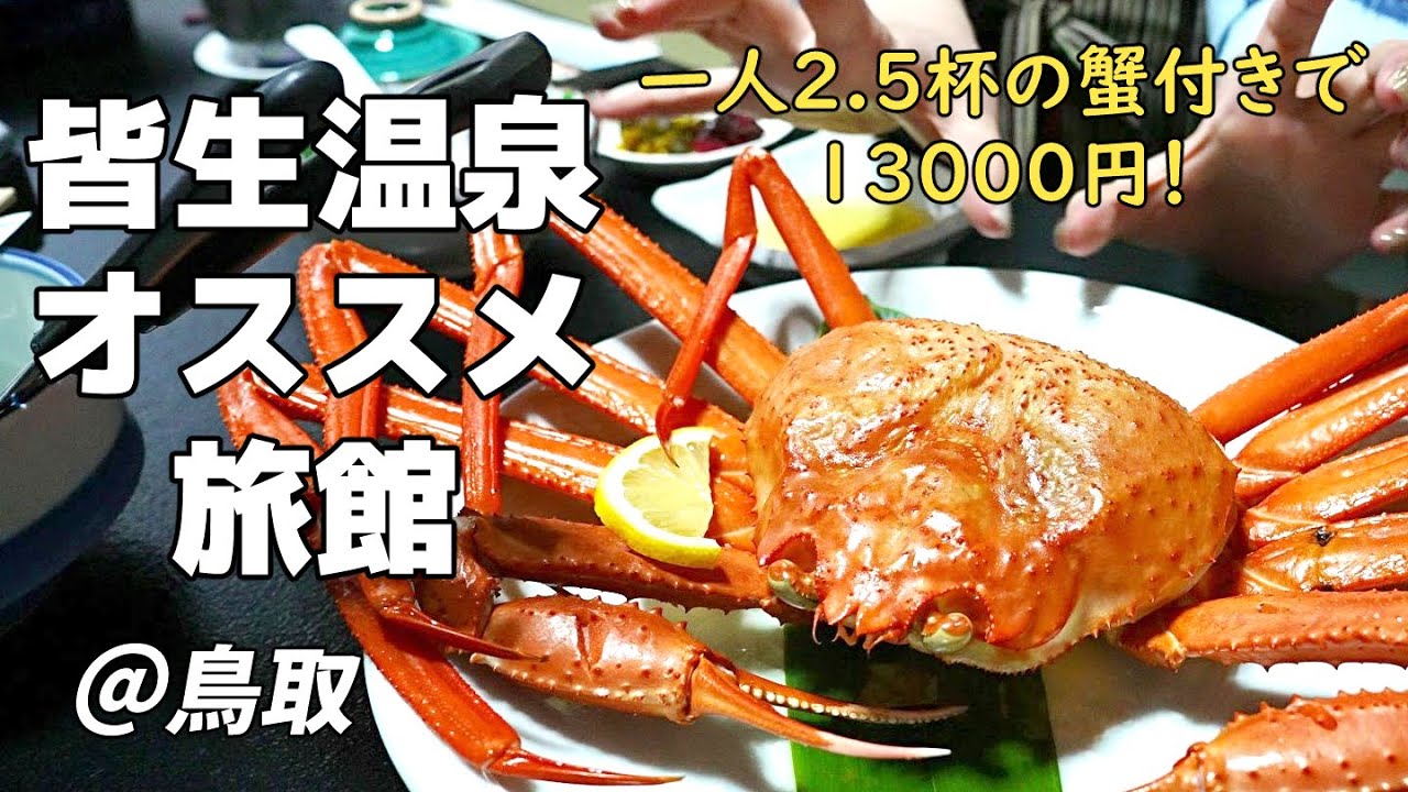 【コスパ最強宿】温泉＋蟹フルコース付きで1泊一万円代！？ありえない高コスパ最強旅館！【鳥取/皆生温泉/米子】