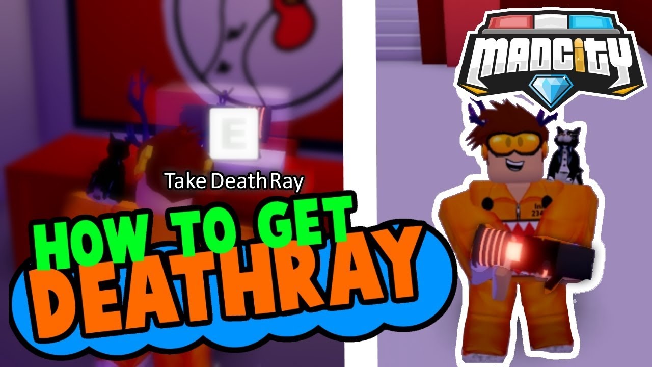 HOW TO GET THE NEW DEATHRAY GUN IN MAD CITY! *NEW* (Roblox Mad City)