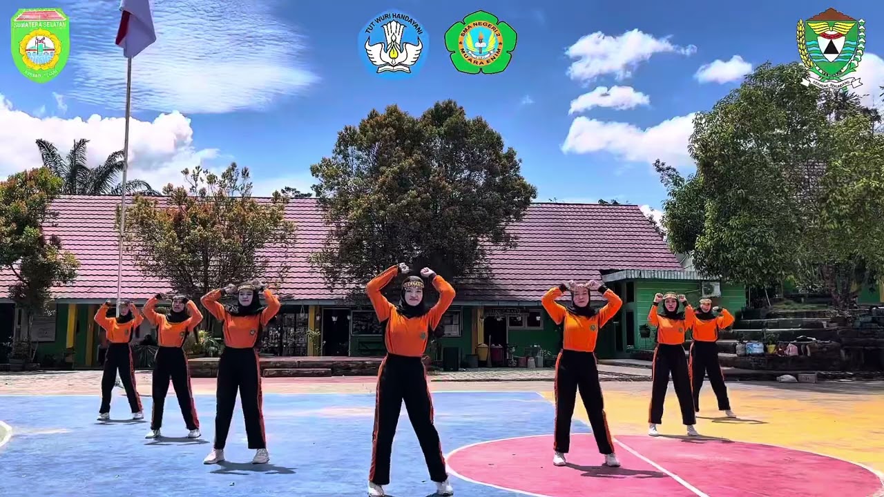Lomba Senam Anak Indonesia Hebat 2025_SMA Negeri 2 muara enim_Sumatra selatan