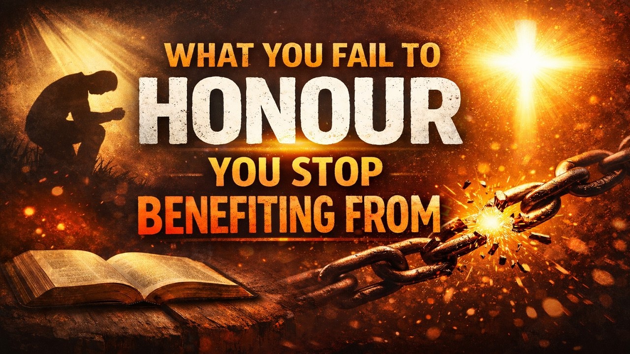 WHAT YOU FAIL TO HONOUR YOU STOP BENEFITING FROM