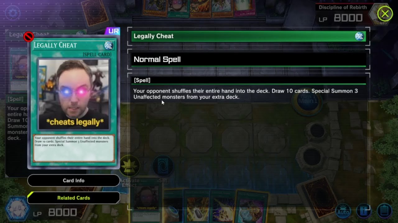 Custom Cards in Master Duel