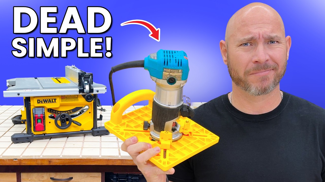 Incredible NEW Woodworking Jig For Small Shops (genius)