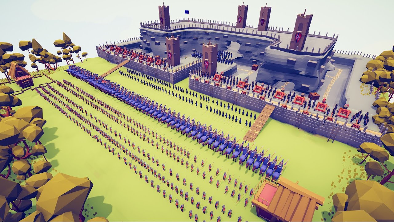 CAN 100x PERSIAN SOLDIER HOLD CASTLE? - Totally Accurate Battle Simulator TABS