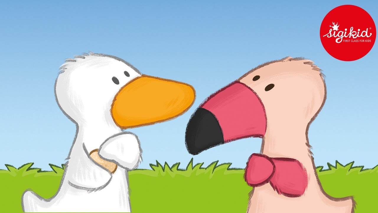 Die Ente Stubs und der Flamingo Flubs - eine Hörgeschichte für Kinder ab 2 Jahren
