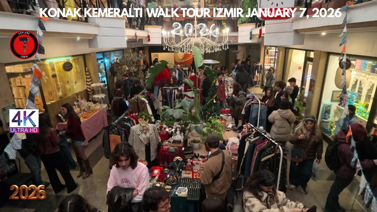 IZMIR KEMERALTI 2025 Walking Tour | 4k UHD 60fps | İZMİR TÜRKİYE