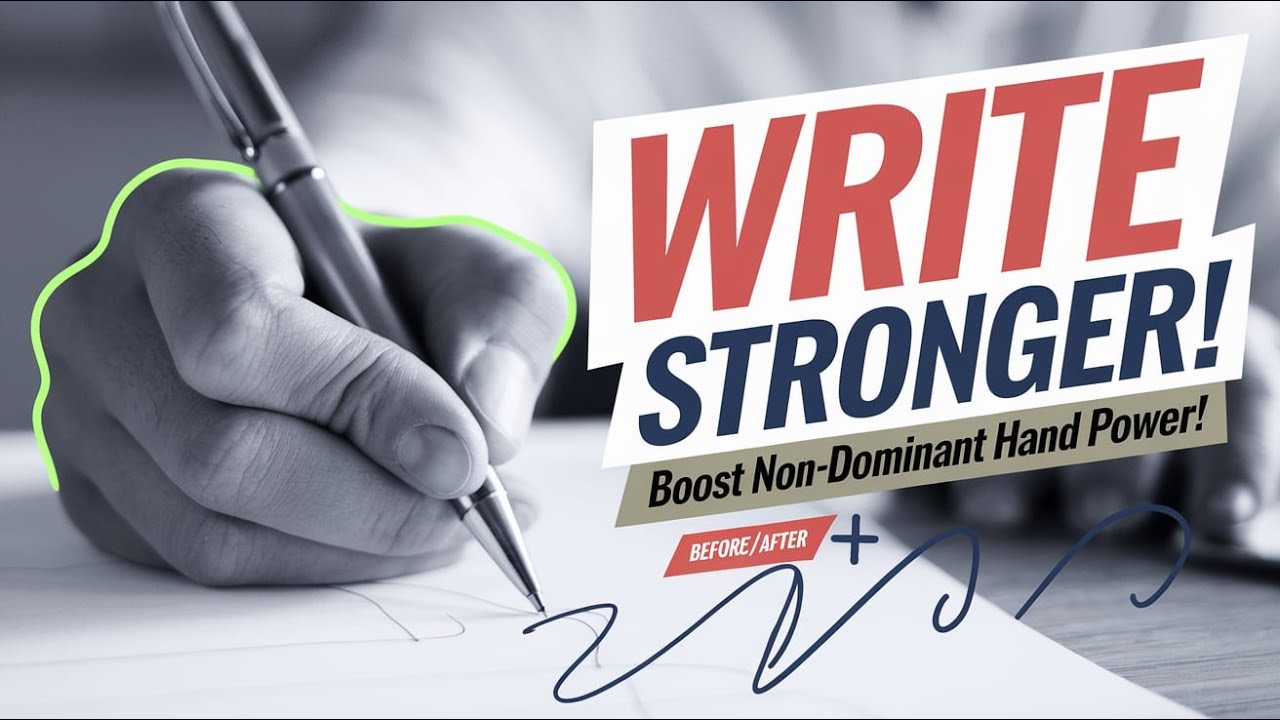 How to create muscle power for non dominant hand