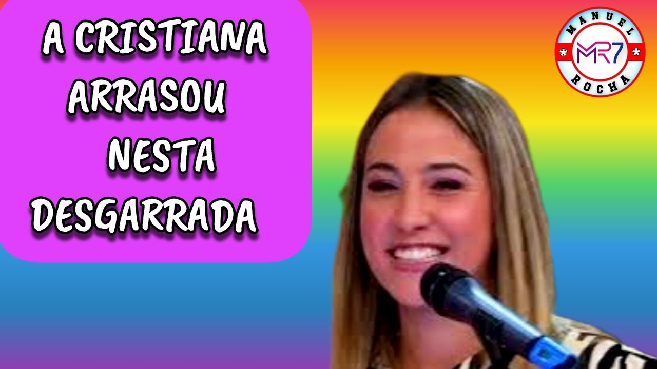 A CRISTIANA   CAÍU ....................DO CAVALO NESTA DESGARRADA.